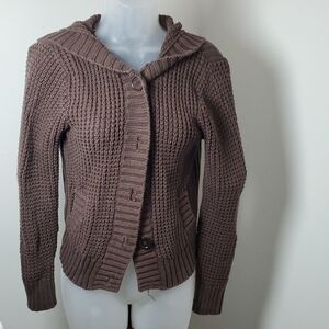 Cozy Brown Women's Cardigan Sweater